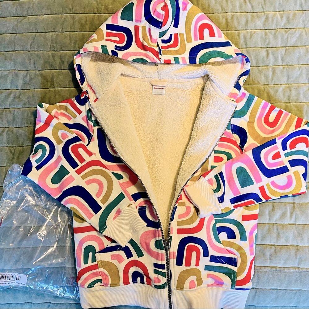 Hanna Andersson NWT size 10 fleece lined jacket.